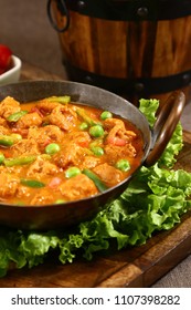 Masala Soya Mater Or Soyabeen Mutter, Indian Curry Dish