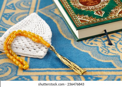 The Masbaha is also known as Tasbih is a string of prayer beads which is traditionally used by Muslims along with the Quran