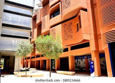 Masdar City, Abu Dhabi, United Arab Emirates, July 19, 2018 - First Carbon Neutral City In The World