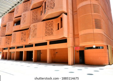 Masdar City, Abu Dhabi, United Arab Emirates, July 19, 2018 - First Carbon Neutral City In The World