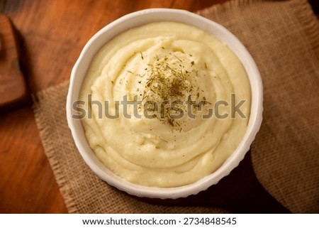 Mashed Potatoes. A classic side dish made with mashed boiled potatoes, often used to accompany various dishes; an easy and practical recipe that is very popular.