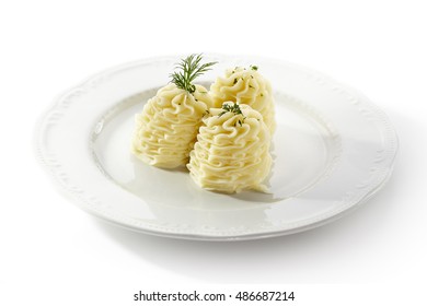 Mashed Potatoes topped with Dill