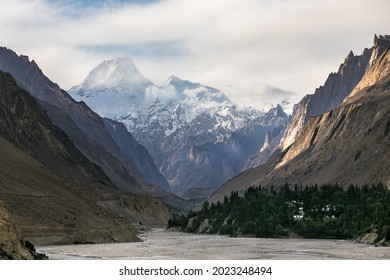 Masherbrum Mountain View From Hushe Valley 