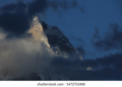 Masherbrum View From North At Sunset