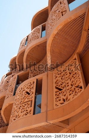 Mashrabiya Pattern Screens with geometric patterns