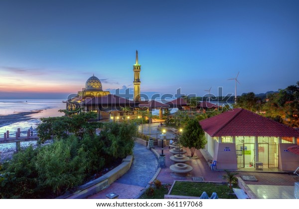 Masjid Al Hussain Kuala Perlis Malaysia Stock Photo Edit Now 361197068