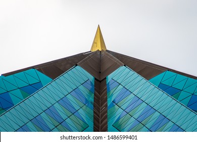 Masjid Negara Mosque Roof With Golden Spike