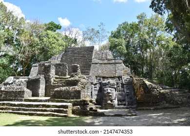 Mask Temple in Lamanai (Orange Walk, Belize)