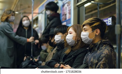 Masked Asian People Real. Protect Ill Flu Coronavirus. Asia Health Care. Environment China Air Pollution . Illness Protection Corona Virus Chinese Infect . Allergy Crowd Respiratory Face Mask. Covid19