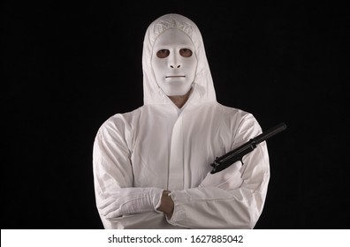 Masked Thug With A Gun