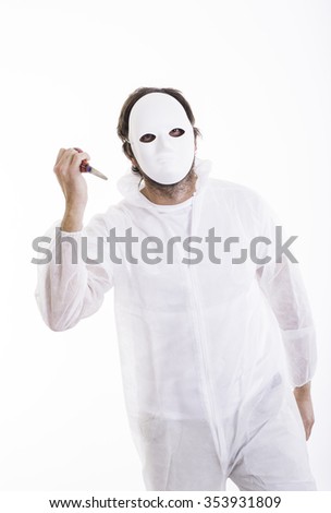Similar – Image, Stock Photo Oh, my God. White Hollow