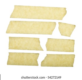 Masking Tape Close Up Isolated On White