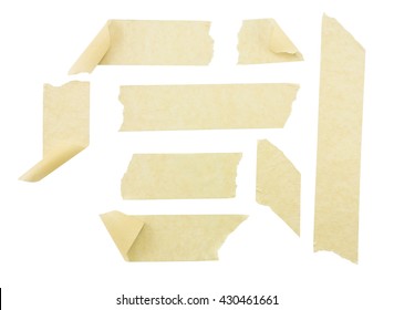 masking tape isolated on white background (clipping path includes)