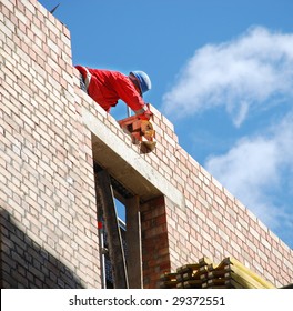 The Mason Behind Work. House Building.