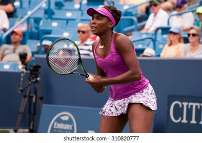 Mason, Ohio - August 17, 2015: Venus Williams At The Western And Southern Open In Mason, Ohio, On August 17, 2015.