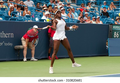 Mason, Ohio - August 18, 2015:  Sloane Stephens At The Western And Southern Open In Mason, Ohio, On August 18, 2015.