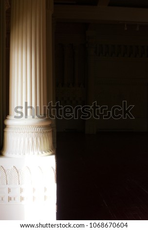 Masonic Temple Interior Columns Carvings Stock Photo Edit
