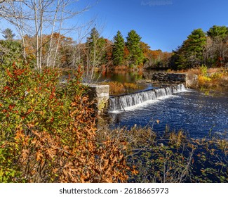 Massachusetts Northbridge Fish Pond dam
						