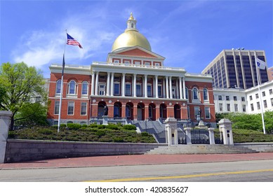 Massachusetts State House, Capitol Building In Boston