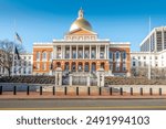 The Massachusetts State House, situated atop Beacon Hill in Boston, is a majestic symbol of the Commonwealth