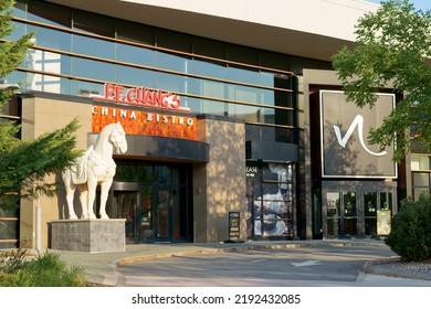 Massachusetts, United States-July 12, 2022: P.F. Chang's China Bistro In Natick Mall