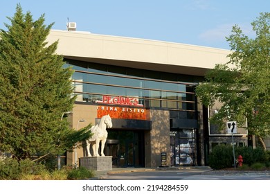 Massachusetts, United States-July 12, 2022: P.F. Chang's China Bistro In Natick Mall