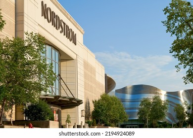 Massachusetts, United States-July 12, 2022: Luxury Stores In Natick Mall