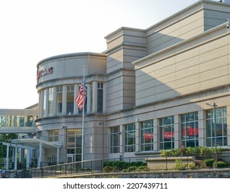 Massachusetts, United States-July 12, 2022: Wegmans Grocery Store In Natick Mall