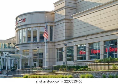 Massachusetts, United States-July 12, 2022: Wegmans Grocery Store In Natick Mall