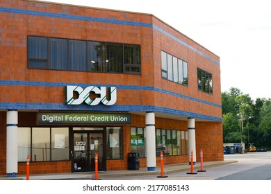 Massachusetts, United States-July 8, 2022: Digital Federal Credit Union Framingham