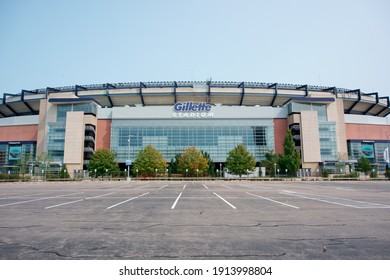 Massachusetts, United States-September 17, 2020: Gillette Stadium, The Home Stadium Of New England Patriots
