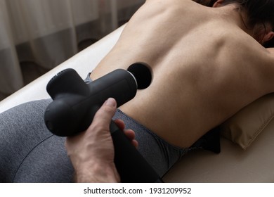 Massage Gun, Handheld Cordless Professional Percussion Deep Tissue Body Muscle Fascia Massager for Athletes. Helps Relax Relieve Muscle Soreness and Stiffness