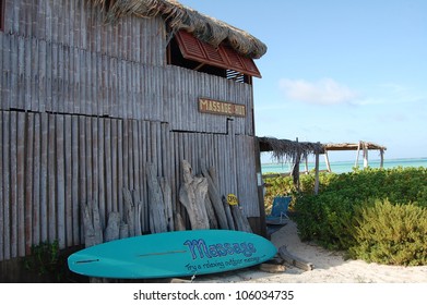 Massage Hut In Lac Bay In Bonaire