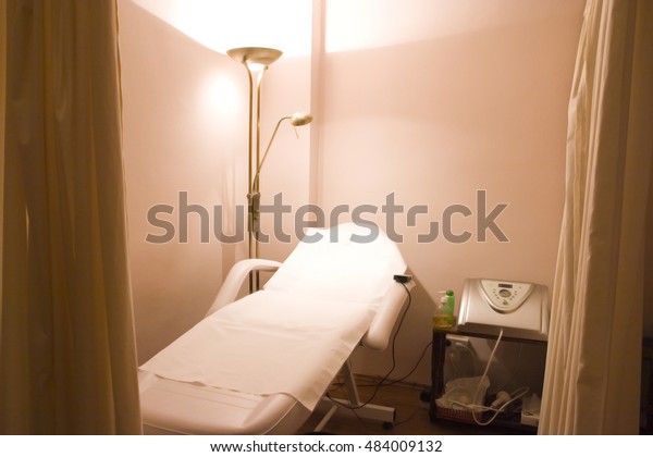 Massage Room Mood Lighting Soft Bed Stock Photo Edit Now