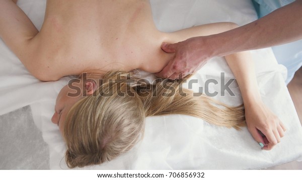 Massage Spa Relaxation Treatment Back Top Royalty Free Stock Image