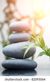 Massage Stones Bamboo Stock Photo 82095064 | Shutterstock