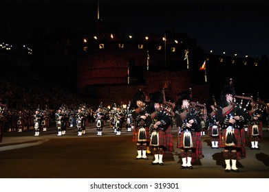 Massed Pipes And Drums, Edinburgh Tattoo