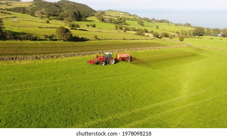 Massey Ferguson 4255 Tractor Spreading Slurry In A Field On 21th May '21