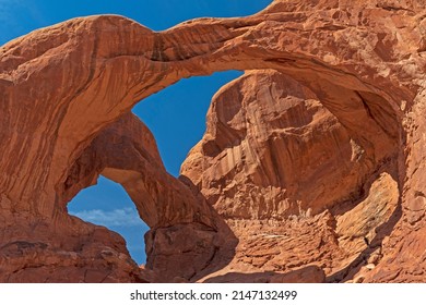 Massive Arches in the Desert in Arches National Park in Utah