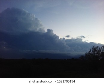 Massive Beautiful Cloud Formation Rolling In Buda Texas.