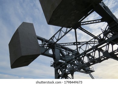 Massive Counter Weights Of Mystic River Drawbridge