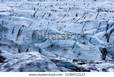 Massive glaciers in snaefellsjokull, Iceland.