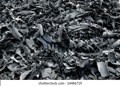 Massive pile of recycled tires - large XXL file