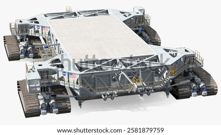 Massive Space Launch Platform Crawler