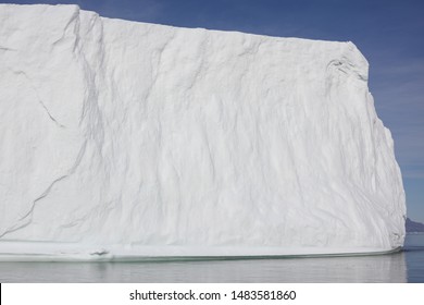 Massive, Towering Icebergs Drift And Melt In Disko Bay (western Greenland). Icebergs Make Up 50% Of The Mass Loss From The Greenland Ice Sheet