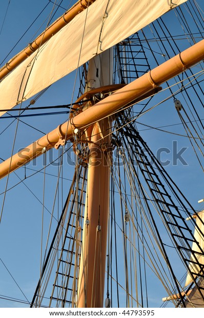 Mast Pirate Ship Setting Off Sea Stock Photo 44793595 | Shutterstock