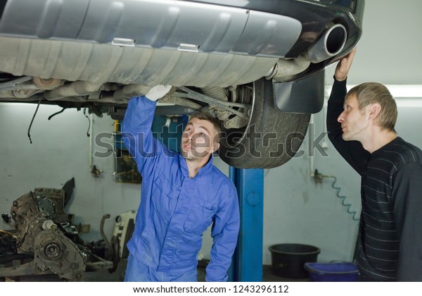 Master advises on car\
repair.