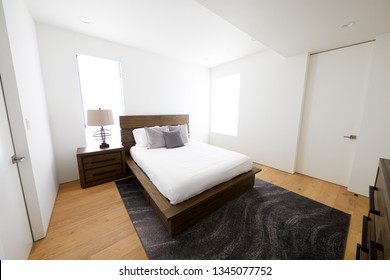 Master Bedroom In A Modern Family Home, Sunlight, No People