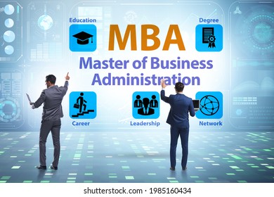 Master Of Business Administration MBA Concept