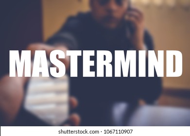 Mastermind Word With Blurring Background